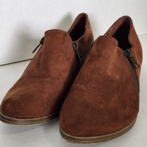 American Eagle Outfitters Women's Brown Suede Ankle Booties